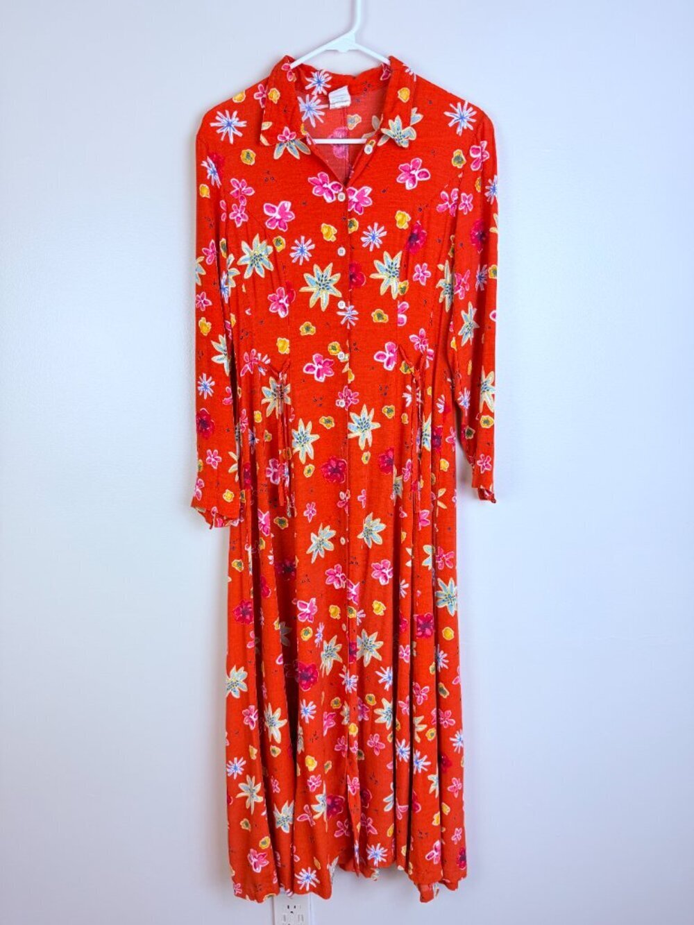 Oilily Floral Button Down Maxi Dress Size EU Size 34